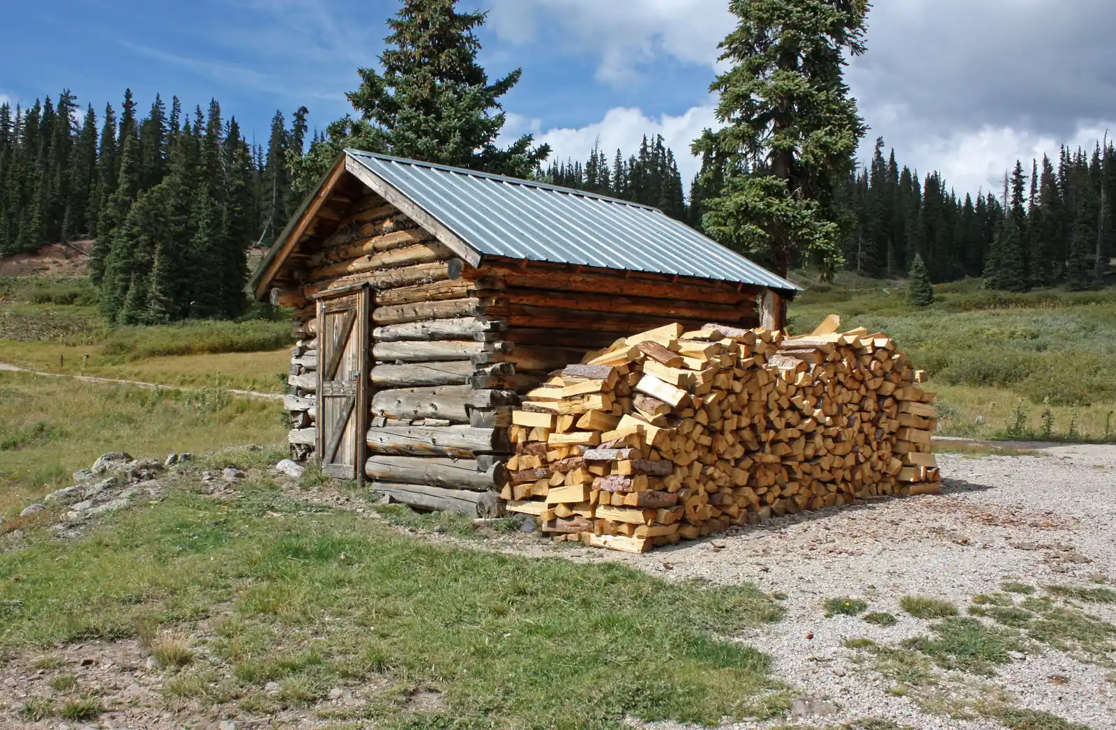 Mountain cabin near Evergreen on 2 acres